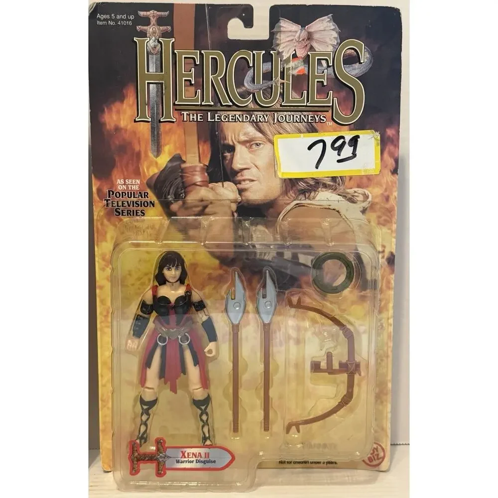 Hercules Xena Warrior Princess Collectible Action Figure, Set Of Two